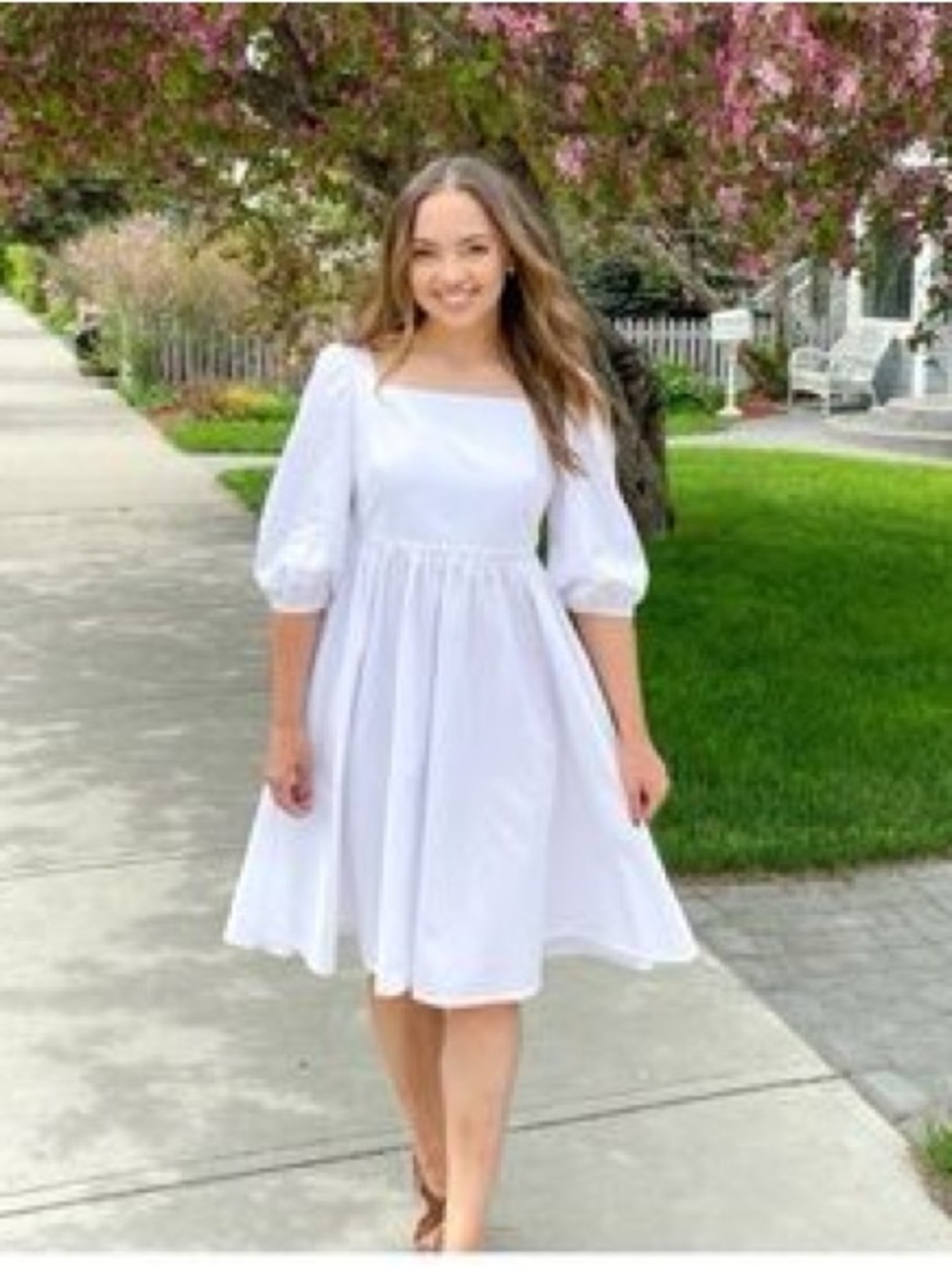 BNWT Emma Knudsen
Charlotte White Dress XS